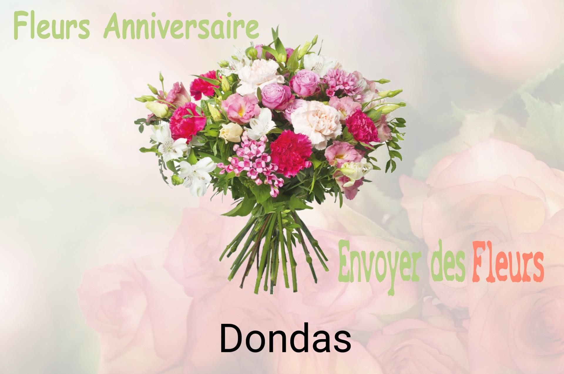 Bouquet de fleurs d’anniversaire livré à Dondas